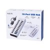 Hub USB3.2 10-portow USB-A/C, funkcja on/off